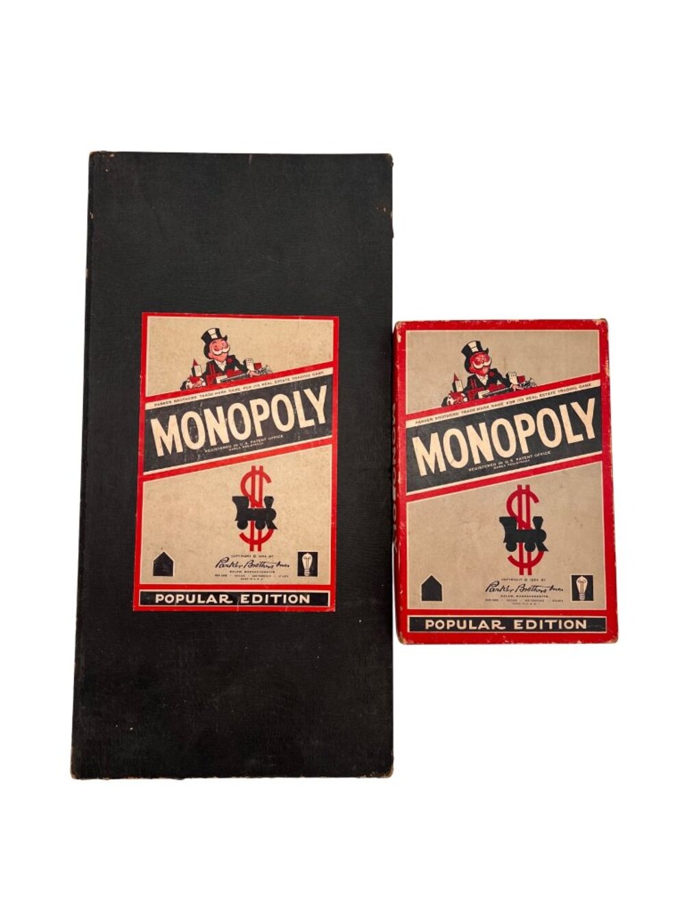 Vintage Monopoly Popular Edition Game Copyright 1936 1954 By Parker Brothers